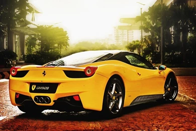 Yellow Ferrari HD Wallpapers
