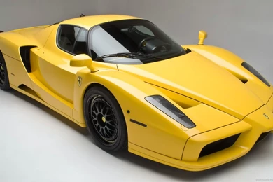Download 1600x900 Yellow Ferrari Enzo Edo Competition Wallpapers
