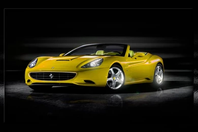 YELLOW FERRARI WALLPAPER