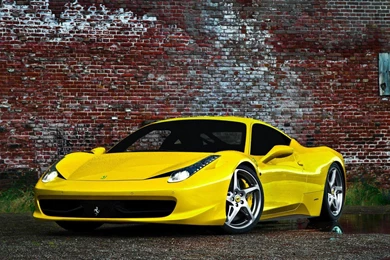 YouWall   Yellow Ferrari Wallpapers   Wallpaper,wallpapers,free ...