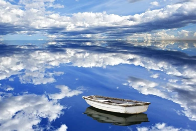 Download 1920x1080 HD Wallpapers Lake Sky Cloud Mirror Reflection ...