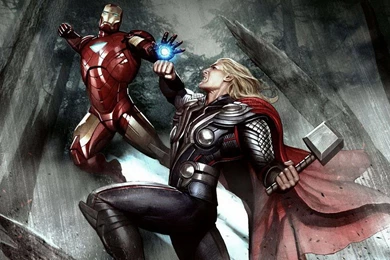 Iron man comics thor marvel comics avengers mjolnir HD Wallpapers ...