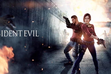 Download Wallpapers 2560x1024 Resident Evil, Claire Redfield, Chris ...