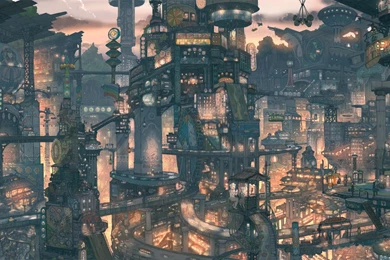 Amusement Parks: Carnival World Cityscape City Flood Full HD ...