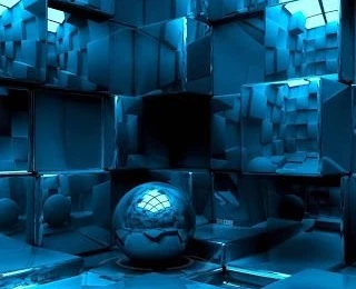 Blue Cube Ipad Wallpapers ~ Free Ipad Wallpapers