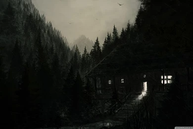 Rainy Night Painting HD Desktop Wallpapers : High Definition ...