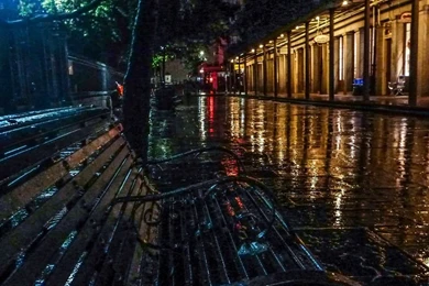 The French Quarter (New Orleans) This Weekend. A Beautiful Rainy ...