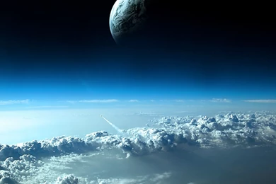 3D Space Scene iPad 3,4 & Air Wallpapers