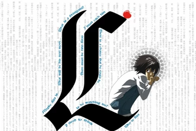 Wallpapers Death Note L From The Anime D For 1920x1080
