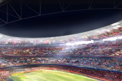 TAP AND GET THE FREE APP! Sport Stadium Colorful Green Field ...