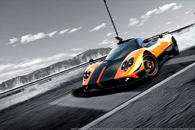 Wallpapers Need For Speed Nature Pursuit Hot Pagani Zonda Cinque ...