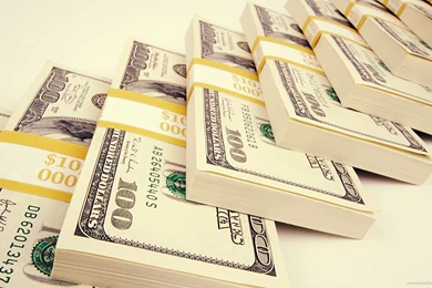 HD Diagonal 100 Dollars Packs Wallpapers