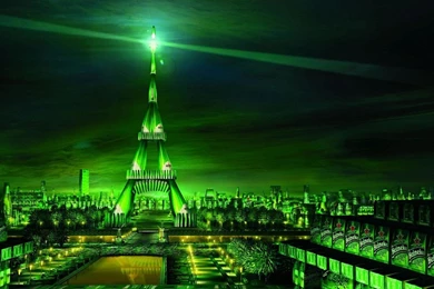 Eiffel Tower Green Light 1280x800 Wallpapers,Paris 1280x800 ...