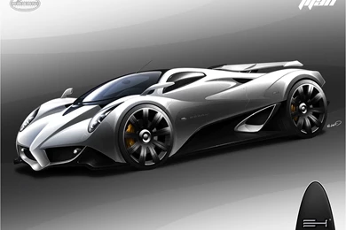 Full HD Wallpapers + Cars, Pagani, Sketches, By Emre Husmen, Titan