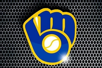 Old School Milwaukee Brewers iPhone Wallpaper.