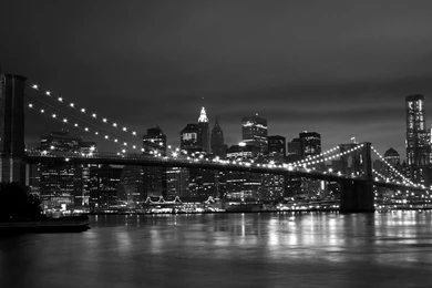 Gallery For   New York Skyline Wallpapers Black And White