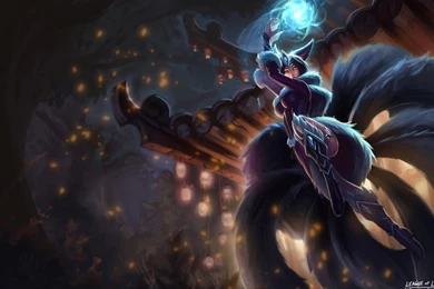 Dark Fox Ahri League Of Legends Wallpapers 2000x1217 (