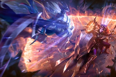 1366x768 Leona Diana League Of Legends Wallpapers