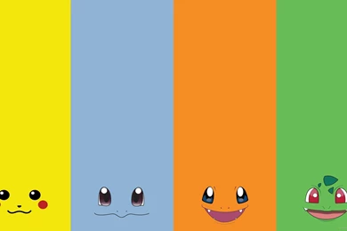 Download 2560x1440 Four Pokemon Faces Wallpapers