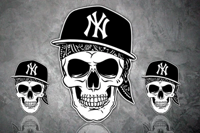 1920x1080 Rap, Skull, Skull, Cap, La Coka Nostra, Hip hop, Ny ...