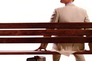 Download Wallpapers 3840x1200 Forrest Gump, Tom Hanks, Bench, Suit ...