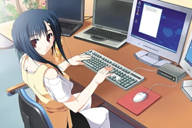 Beautiful Anime Coder HD Wallpapers