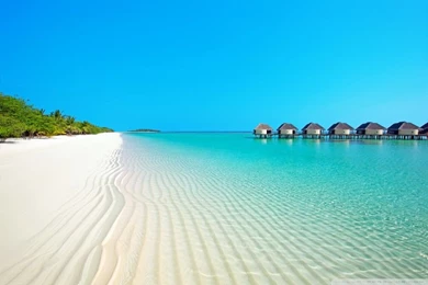 Island Beach HD Desktop Wallpapers : Fullscreen : Mobile : Dual Monitor