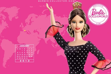 Januray 2013   Barbie Collectors Wallpapers (33202461)   Fanpop