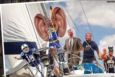 TNT Makes Fun Of Reggie Miller's Ears