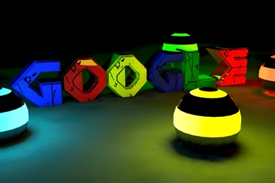 Download 3D Google Neon Glow Wallpapers For Desktop Mobile Free ...