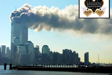 Download Wallpaper, Lower Manhattan 9/11/01