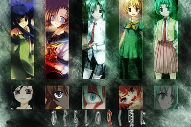 Higurashi No Naku Koro Ni   Fandoms Wallpapers (31712418)   Fanpop