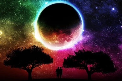 Wallpapers In Rainbows Free Rainbow Sky Over Lovers The Design ...