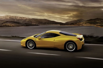2014 Ferrari 458 Italia Wallpapers   1360 X 768, Giallo Modena ...