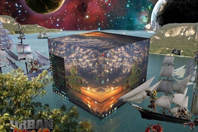 Ubuntu Ships Urban 3d Final Rivals Wallpapers