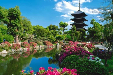 Image Detail For  Beautiful Day In Japan Garden Wallpaper, Free ...