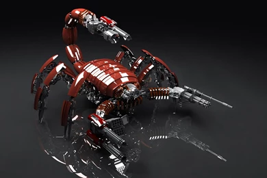 3d View Mechanical Scorpion Wallpapers (