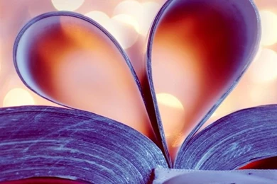 Book, Bookmark, Love Heart iPhone Wallpapers