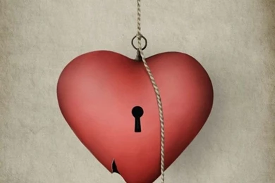 Locked Love Valentine Key 123mobileWallpapers.com