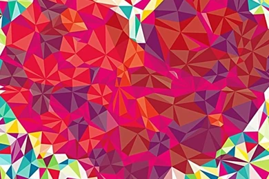 Pixel heart love abstruct wallpaper iPhone4_640x960