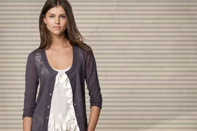 Anett Griffel In A White Dress Wallpapers