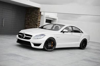 White Mercedes Benz CL Class Wallpapers 30197