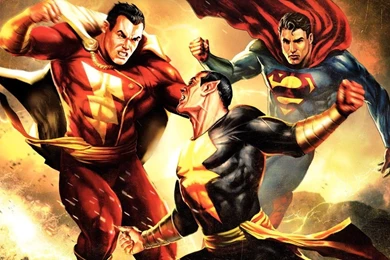 Superman, Captain Marvel, Captain Atom, Black Adam, Shazam, DC ...