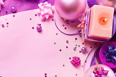 Pink Christmas Decorations Wallpapers   Holiday Wallpapers