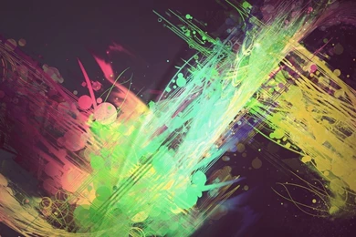 Colorful Brush Strokes And Circles Wallpapers   Abstract Wallpapers ...