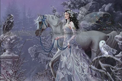 Download Winter Fairy Angel Wallpapers 840x617