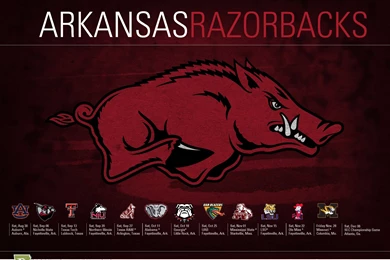 2014 Arkansas Razorback Football Schedule Wallpapers
