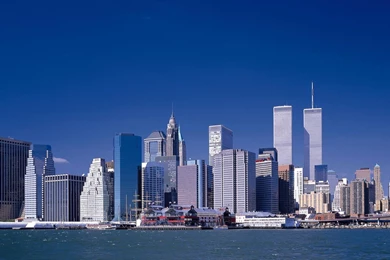 1920x1080px New York Buildings Twin Towers