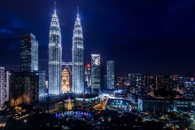 Petronas Twin Towers Skyscrapers Sky Malaysia Beauty Buildings ...