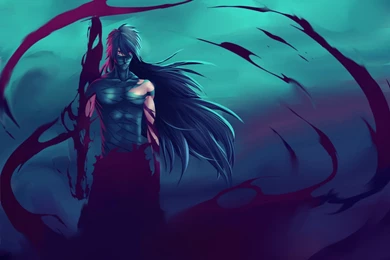 Bleach Kurosaki Ichigo Long Hair Bandages Final Getsuga Tenshou ...